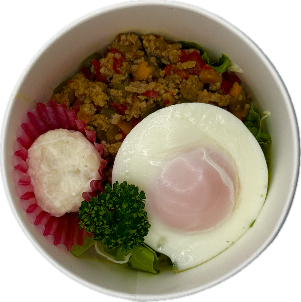 キーマカレー丼